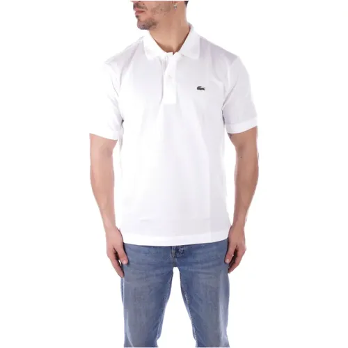 Weißes Logo Front Polo Shirt , Herren, Größe: XL - Lacoste - Modalova