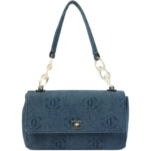 Pre-owned Denim chanel-bags , female, Sizes: ONE SIZE - Chanel Vintage - Modalova