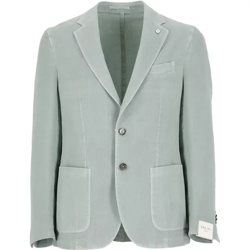 Cotton Ramie Jacket for Man , male, Sizes: M - Lubiam - Modalova
