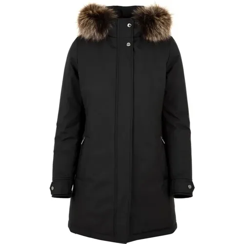 Coats with Zipper and Snap Closure , female, Sizes: XS, M - Moorer - Modalova