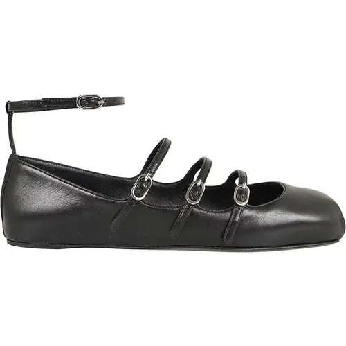 Leather Shoe , female, Sizes: 5 UK, 4 UK, 3 UK - alexander mcqueen - Modalova