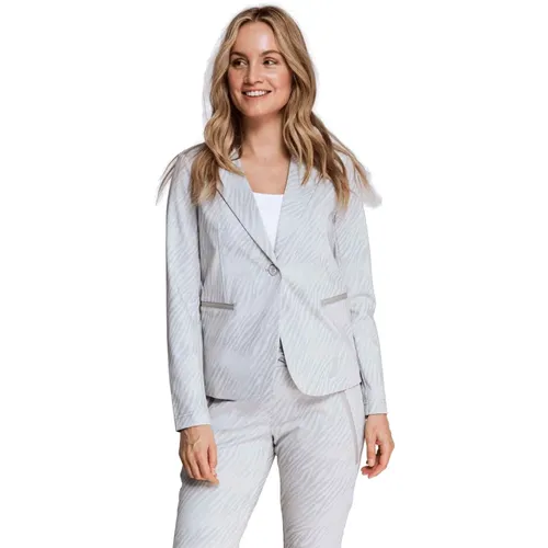 Blazer Salma Grau , Damen, Größe: XL - Zhrill - Modalova