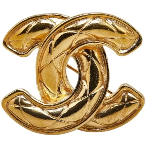 Pre-owned Metal brooches , female, Sizes: ONE SIZE - Chanel Vintage - Modalova