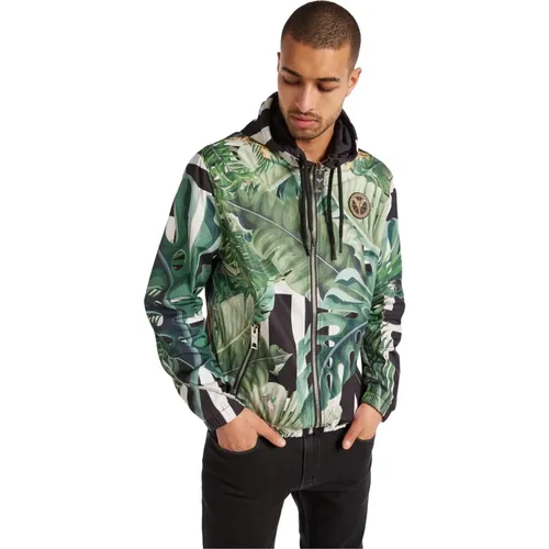 Reversible Tropical Jacket , unisex, Sizes: M, XS, L, XL - carlo colucci - Modalova