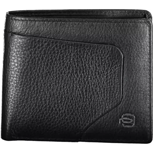 Rfid Leather Wallet Contrasting Details , male, Sizes: ONE SIZE - Piquadro - Modalova