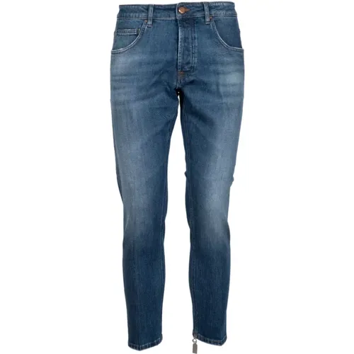 Dunkelblaue Yaren Jeans - Tapered Fit , Herren, Größe: W30 - Don The Fuller - Modalova