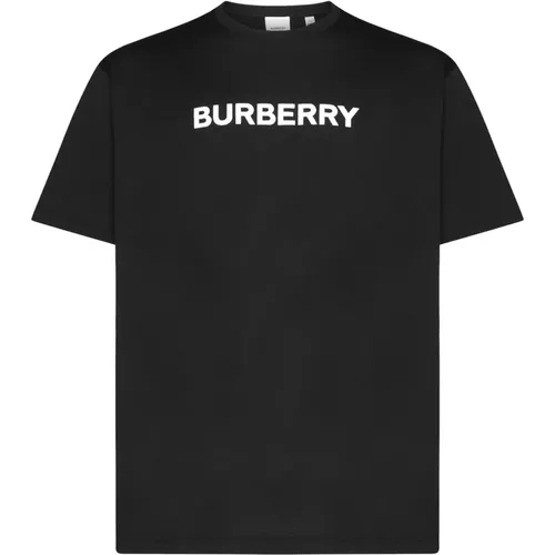 Logo T-Shirt mit Rundhalsausschnitt , Herren, Größe: M - Burberry - Modalova