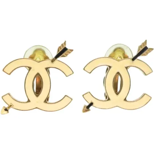 Pre-owned Metal earrings , female, Sizes: ONE SIZE - Chanel Vintage - Modalova