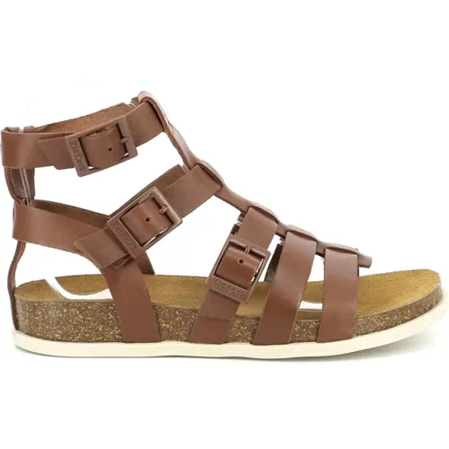 Bequeme Leder Sandalen Kick Alexa - Kickers - Modalova