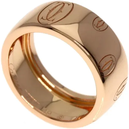 Pre-owned Rose Gold rings , female, Sizes: ONE SIZE - Cartier Vintage - Modalova