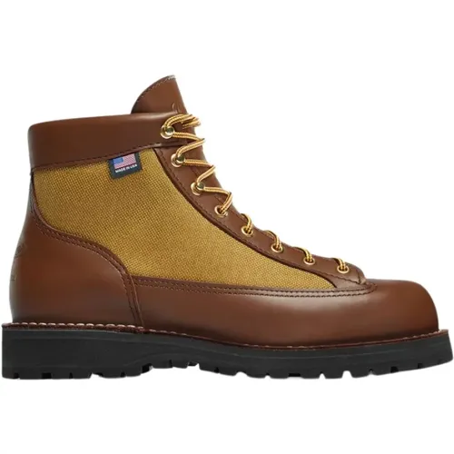 Light fabric and leather boots , male, Sizes: 6 UK - Danner - Modalova