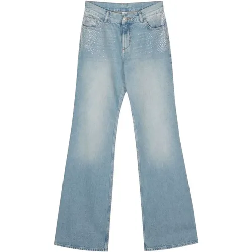 Blaue Flared Jeans , Damen, Größe: W30 - Liu Jo - Modalova