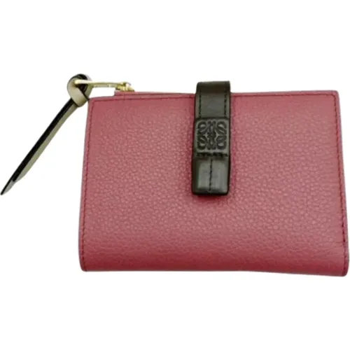 Pre-owned Leather wallets , female, Sizes: ONE SIZE - Loewe Pre-owned - Modalova