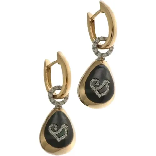 Rose Gold Earrings for Women , female, Sizes: ONE SIZE - Chantecler - Modalova