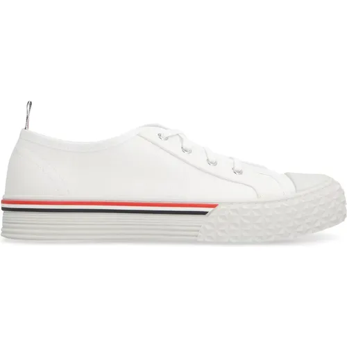 Canvas Low-Top Sneakers , Herren, Größe: 41 1/2 EU - Thom Browne - Modalova