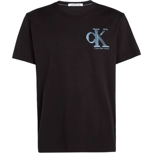 Monogram Tee Shirt - Calvin Klein Jeans - Modalova