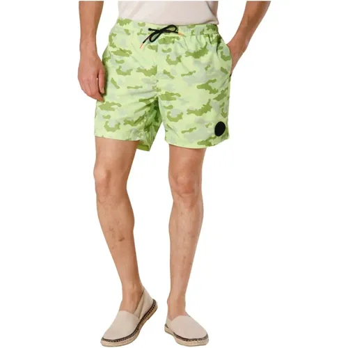 Herren Badeshorts mit Fluo Camou Muster - Mason's - Modalova