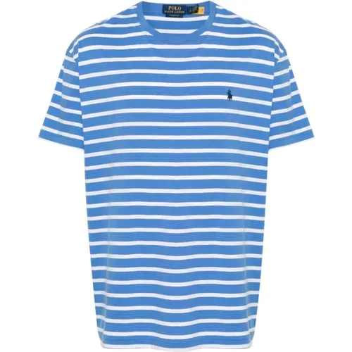 Stripe T-shirts and Polos , male, Sizes: L - Polo Ralph Lauren - Modalova
