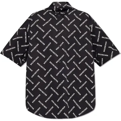 Shirt mit Logo , Herren, Größe: L - Balenciaga - Modalova