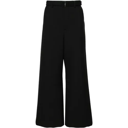 Schwarze Bonding-Hose Sacai - Sacai - Modalova