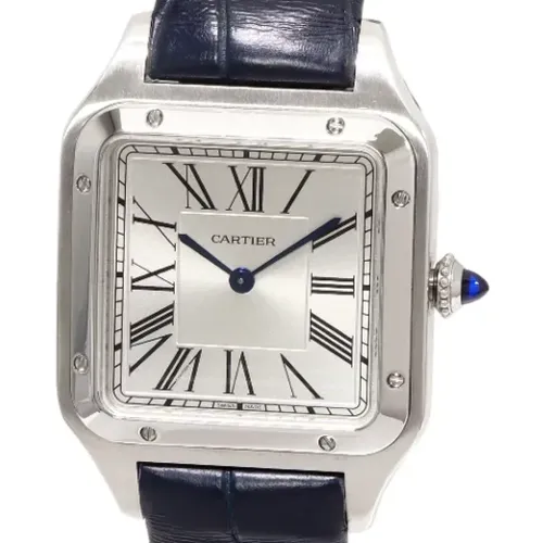 Pre-owned Metal watches , male, Sizes: ONE SIZE - Cartier Vintage - Modalova