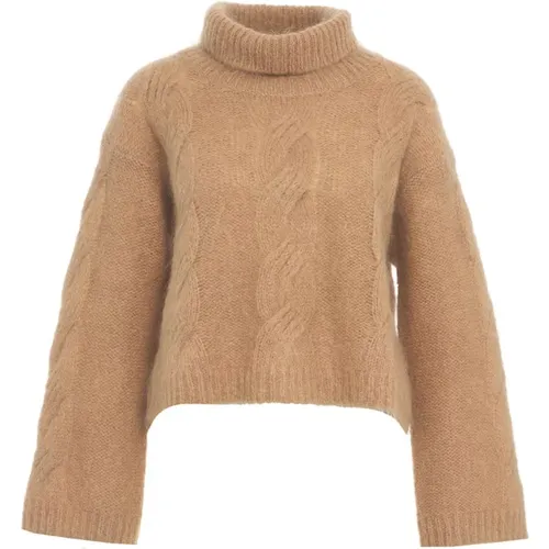 Turtleneck Knitwear Aw24 , female, Sizes: S - Stand Studio - Modalova