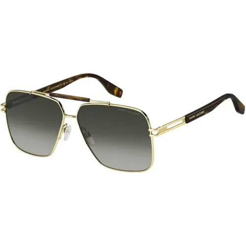 Havana Green Shaded Sunglasses , unisex, Sizes: 62 MM - Marc Jacobs - Modalova
