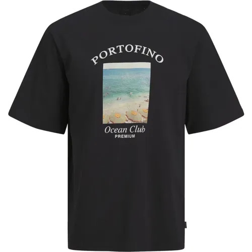 Ocean Club Foto Print T-Shirt - jack & jones - Modalova