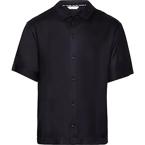 Short Sleeve Shirts , male, Sizes: L, XL, S - Calvin Klein - Modalova