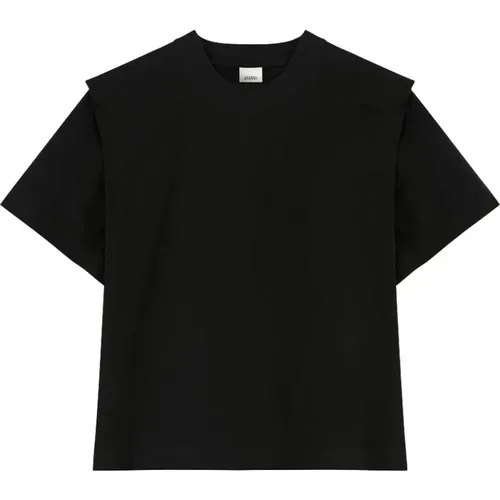 T-Shirt mit Strukturierten Schultern , Damen, Größe: M - Isabel Marant Étoile - Modalova
