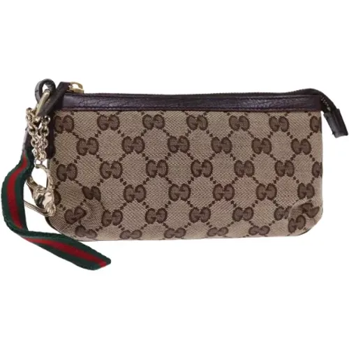 Pre-owned Canvas gucci-bags , female, Sizes: ONE SIZE - Gucci Vintage - Modalova