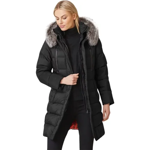 Feminine Quilted Jacket with Fur Collar , female, Sizes: 3XL - Junge - Modalova