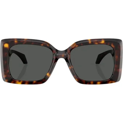 Trendige Unregelmäßige Sonnenbrille mit Medusa-Plakette,Mutige quadratische Sonnenbrille - Versace - Modalova