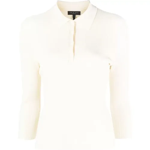 Pacey button down t-shirt , female, Sizes: L, XS, XL - Rag & Bone - Modalova