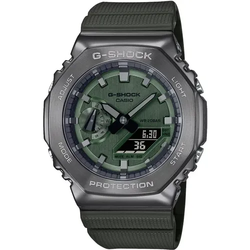 Mens Watch Gm-2100B-3Aer, Quartz, 44mm, 20Atm , male, Sizes: ONE SIZE - Casio - Modalova