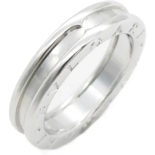 Pre-owned White Gold rings , female, Sizes: ONE SIZE - Bvlgari Vintage - Modalova