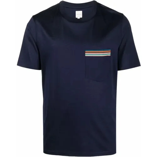 Blauer T-Shirt mit klassischem Design - PS By Paul Smith - Modalova