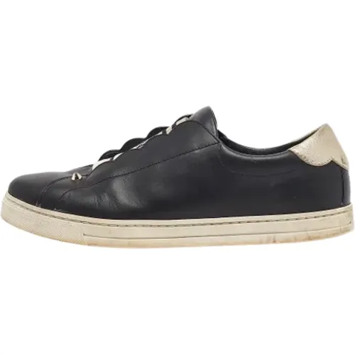 Pre-owned Leather sneakers , female, Sizes: 6 UK - Fendi Vintage - Modalova