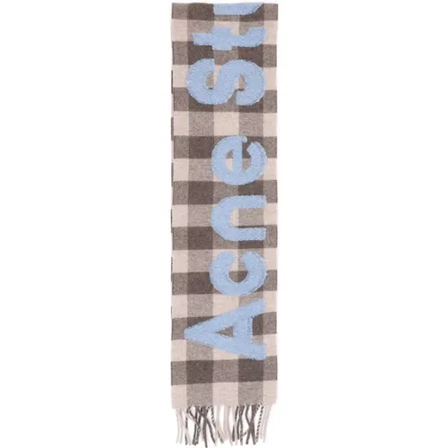 Brown Scarf Stylish Unisex Accessories , unisex, Sizes: ONE SIZE - Acne Studios - Modalova