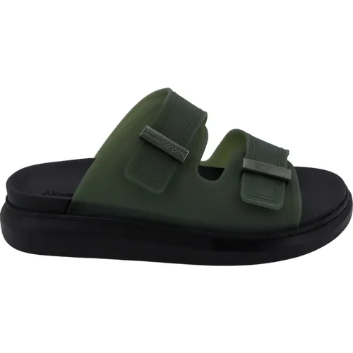 Rubber Sole Hybrid Sandals , male, Sizes: 6 UK, 7 UK, 8 UK, 9 UK - alexander mcqueen - Modalova