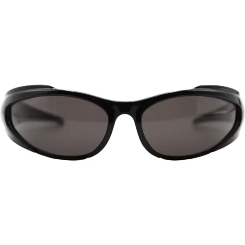 Rectangle Sunglasses with Grey Lenses , female, Sizes: ONE SIZE - Balenciaga - Modalova