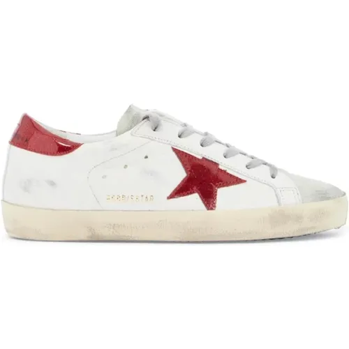 Super-Star Classic Leather Sneakers , female, Sizes: 3 UK - Golden Goose - Modalova