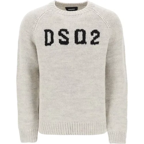 Stylischer Strickpullover für Männer - Dsquared2 - Modalova