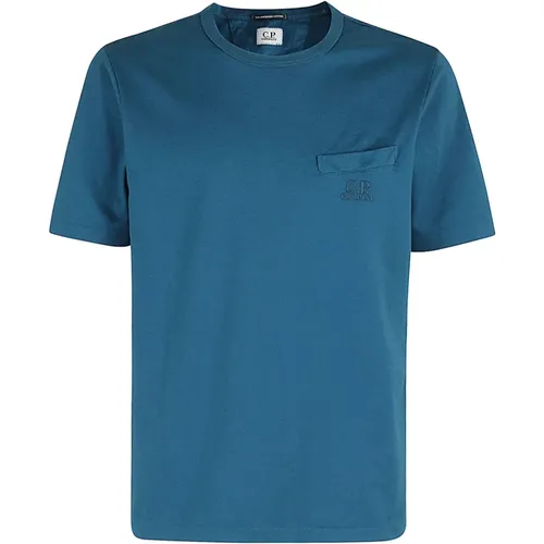 Taschen T-Shirt Twist Stil , Herren, Größe: L - C.P. Company - Modalova