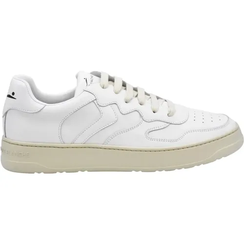 Cotton Denim Sneakers , male, Sizes: 7 UK - Voile blanche - Modalova
