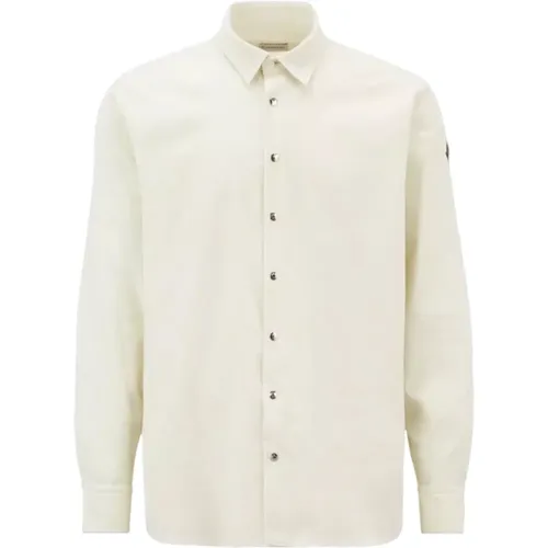 Corduroy Shirt, Off-, Classic Style , male, Sizes: XL - Moncler - Modalova