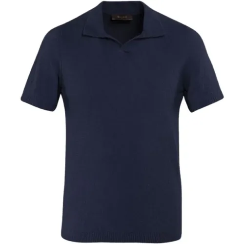Lässiges Polo-Shirt für Smart-Casual Outfit , Herren, Größe: 4XL - Moorer - Modalova