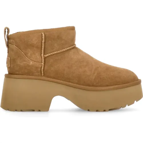 Braune Wildleder Stiefeletten , Damen, Größe: 41 EU - Ugg - Modalova