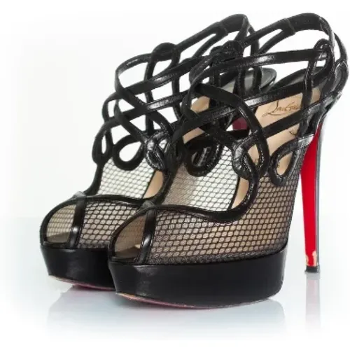 Pre-owned Leather heels , female, Sizes: 5 UK - Christian Louboutin Pre-owned - Modalova