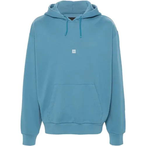 Blaues Sweatshirt Herrenmode Aw24 , Herren, Größe: S - Givenchy - Modalova